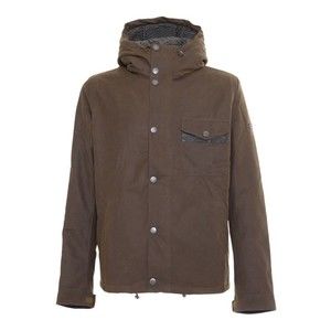Barbour Brown Waxed Cotton Jacket With Hood - NWT